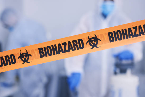 Professional Blood Cleanup technician working in Hope, NJ